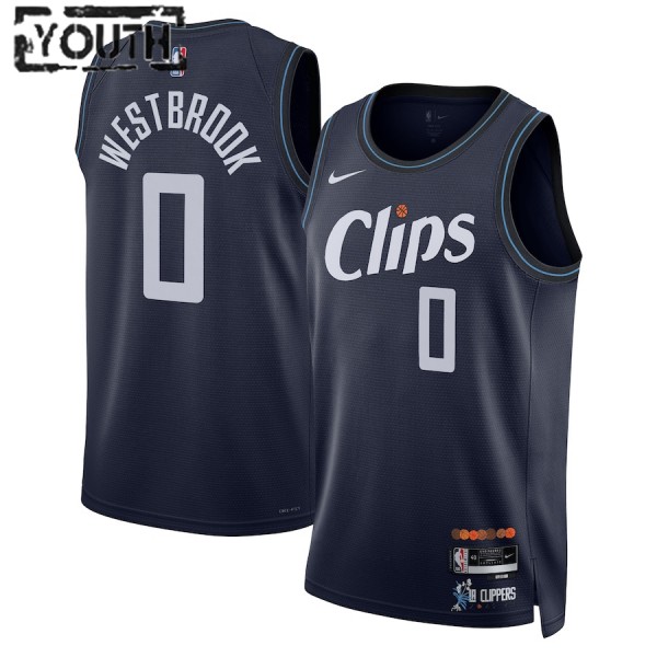 Los Angeles Clippers Trikot Russell Westbrook Nike 2023-24 City Edition Navy Swingman - Kinder Los Angeles Clippers Trikot Russell Westbrook Nike 2023-24 City Edition Navy Swingman - Kinder